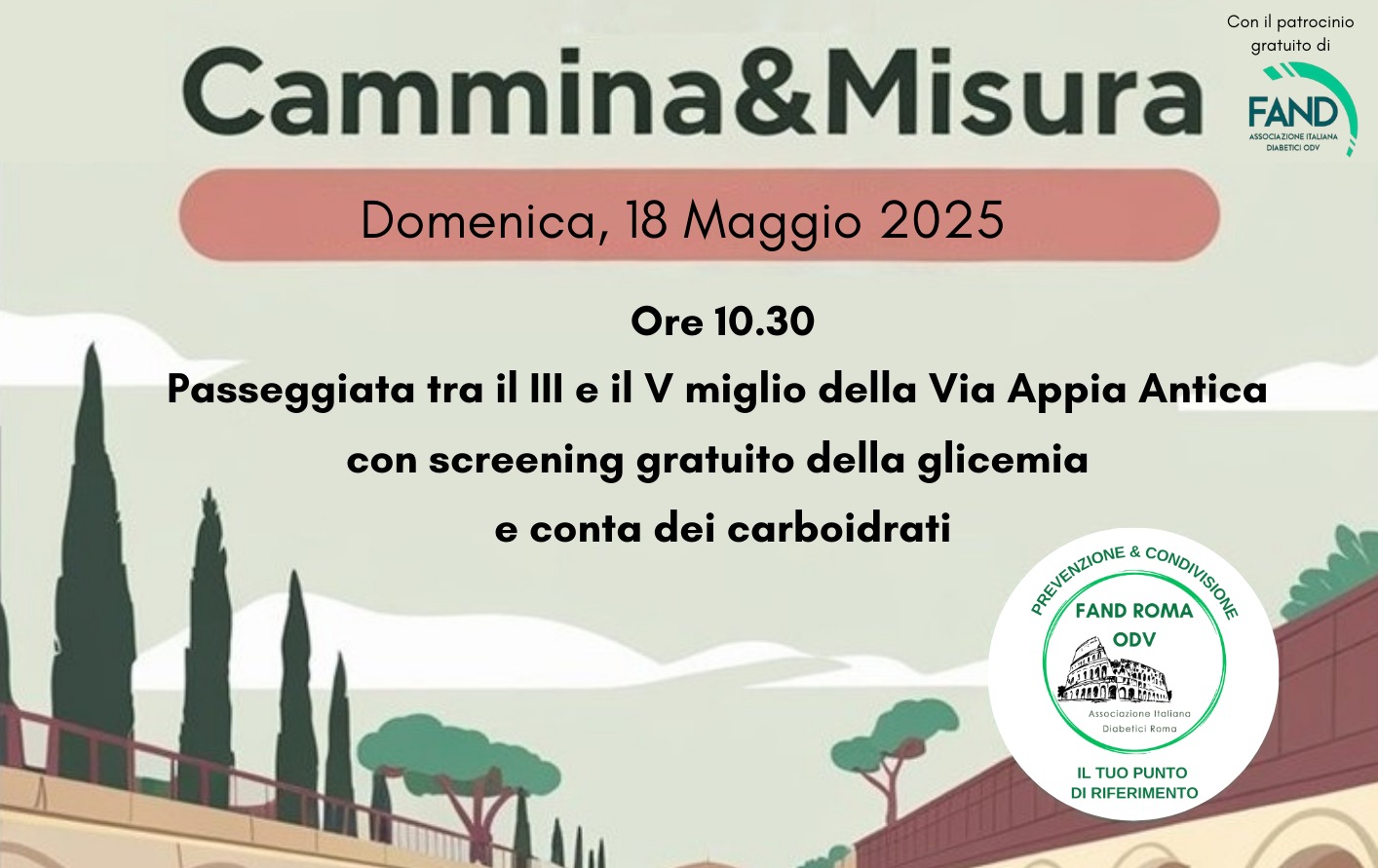 Cammina&Misura nel Parco dell’Appia Antica